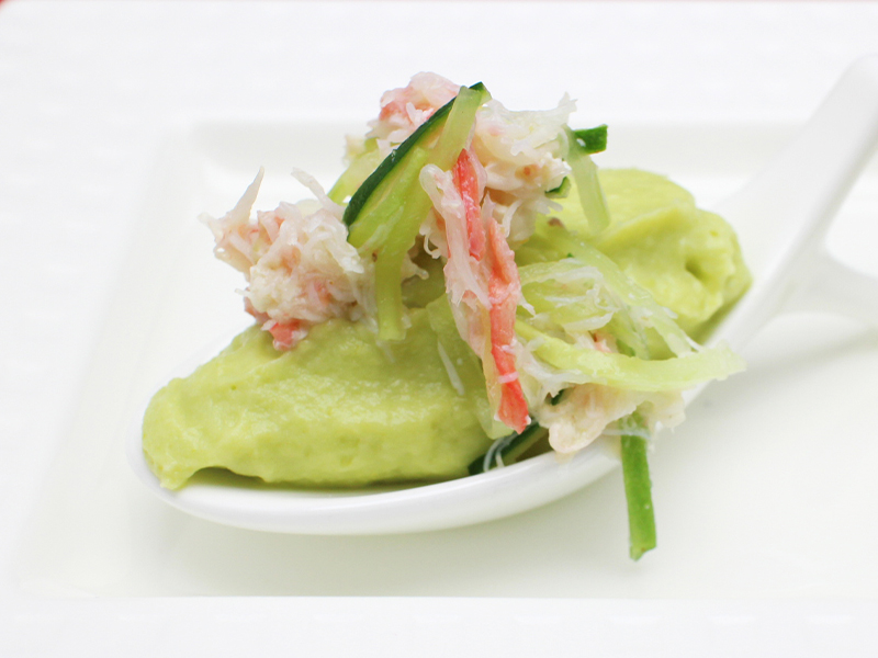 春のエンドウ豆のサラダ ミントドレッシング添え レシピ