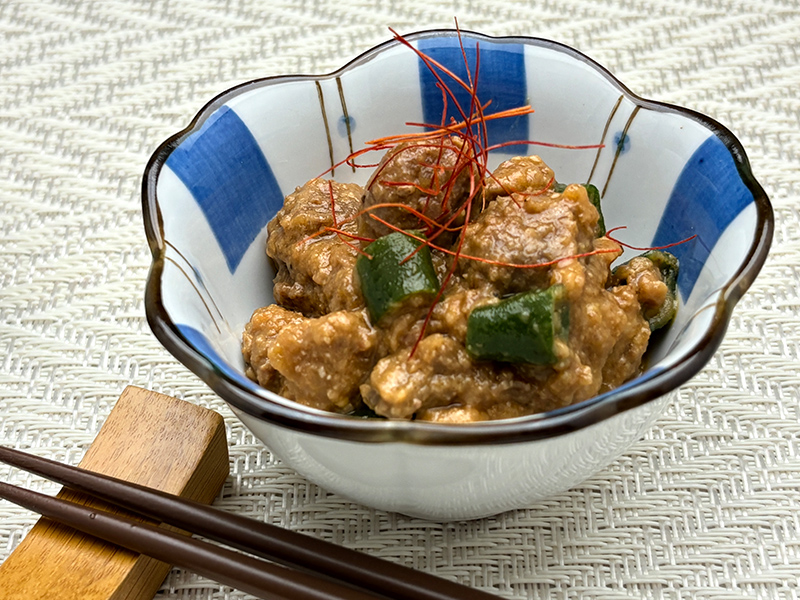 青唐肉みそ