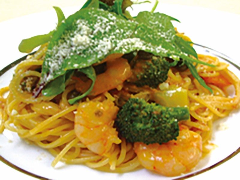 ［new］小海老のトマトクリームパスタ